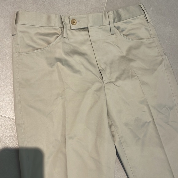 Gucci pants size 32” men ivory beige dress elegant straight 100% rayon viscose - Picture 2 of 11